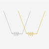 Wholesale S925 Sterling Silver Women's Collarbone Chain With Leaf Pendant Electroplated Silver Jewelry