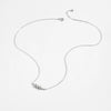 Wholesale S925 Sterling Silver Women's Collarbone Chain With Leaf Pendant Electroplated Silver Jewelry