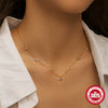 Wholesale S925 Sterling Silver Women's Fashion Devil's Eye With Zircon Necklace Electroplated Geometric Ochain Clavicle Chain
