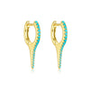 Wholesale S925 Sterling Silver Women's Fashion Personality Ear Buckle Earrings With Geometric Styling And Platinum Or 18K Gold Electroplating
