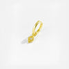 Wholesale S925 Sterling Silver Women's Irregular Design Earring With Platinum And 18K Gold Electroplating