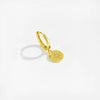 Wholesale S925 Sterling Silver Women's Irregular Design Earring With Platinum And 18K Gold Electroplating