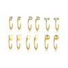Wholesale S925 Sterling Silver Women's Simple High End Ear Studs With U Shape Design And Diamond Treatment Process