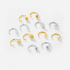 Wholesale S925 Sterling Silver Women's Simple High End Ear Studs With U Shape Design And Diamond Treatment Process