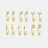 Wholesale S925 Sterling Silver Women's Simple High End Ear Studs With U Shape Design And Diamond Treatment Process