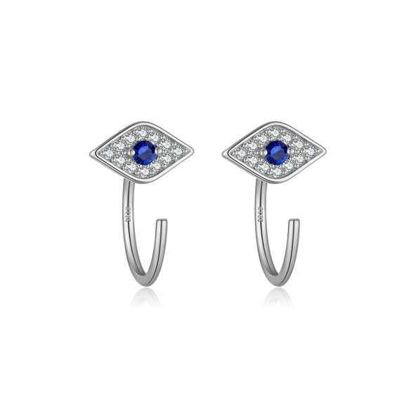 Wholesale S925 Sterling Silver Women's Simple High End Ear Studs With U Shape Design And Diamond Treatment Process