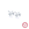 Wholesale S925 Sterling Silver Zircon Insect Butterfly Style Earring