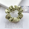 Wholesale Satin Handmade Minimalist High Elasticity Solid Color Hair Ring