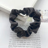 Wholesale Satin Handmade Minimalist High Elasticity Solid Color Hair Ring