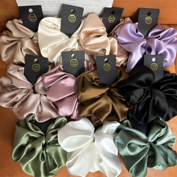 Wholesale Satin Highend Seiko Large Intestine Hair Tie Headband