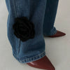 Wholesale Satin Retro Style Flower Anklet For Women