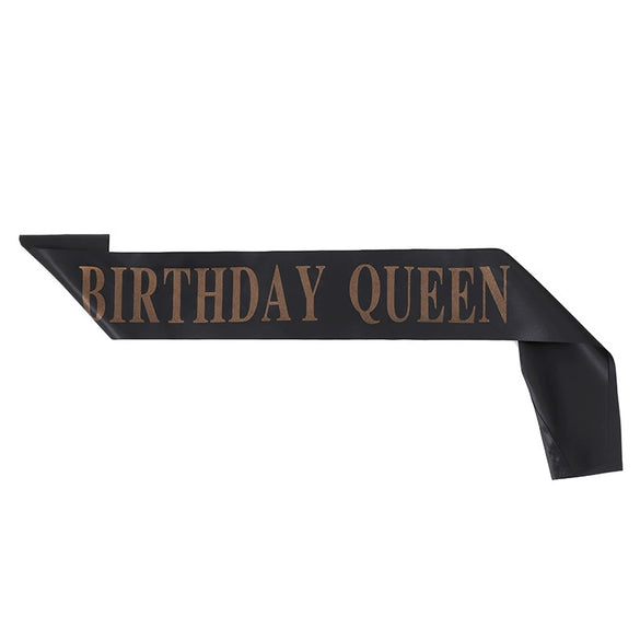 Wholesale Satin Shoulder Strap For Birthday Girl With Printing