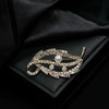 Wholesale Scarf Buckle Brooch Zinc Alloy Geometric Retro Electroplated