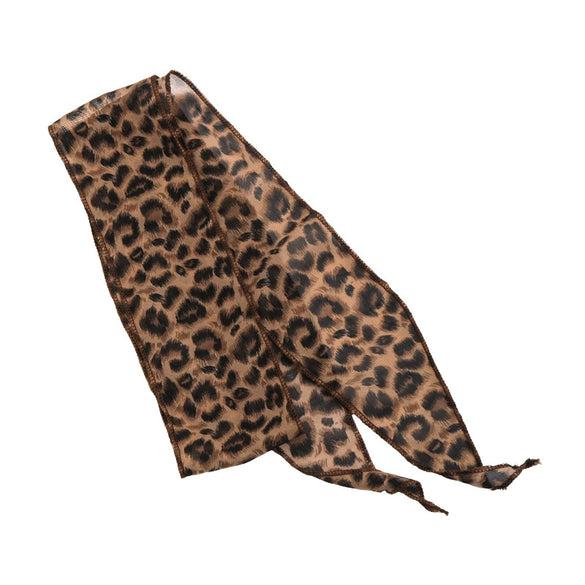 Wholesale Scarf Polyester Chiffon Leopard Print Polar Dot Tie Dye Fashion Niche Highend