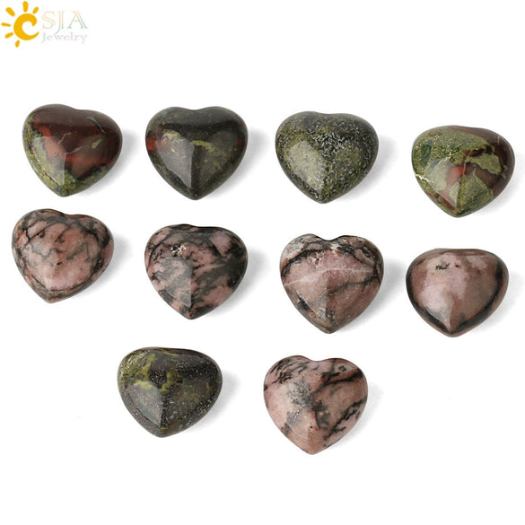 Wholesale Semiprecious Stone Heartshaped Jewelry Accessories