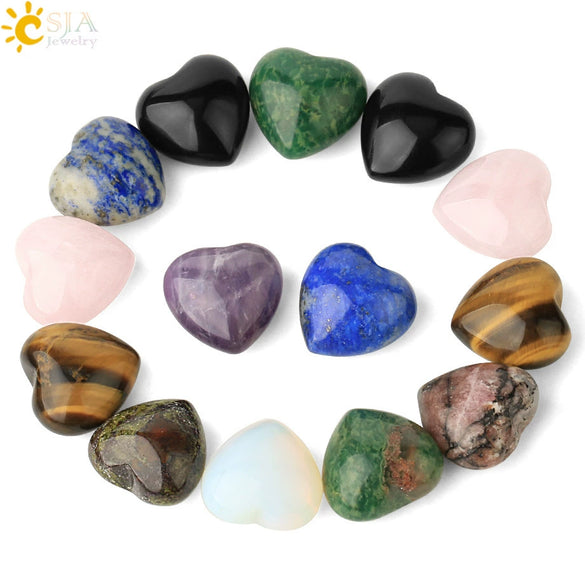 Wholesale Semiprecious Stone Heartshaped Jewelry Accessories