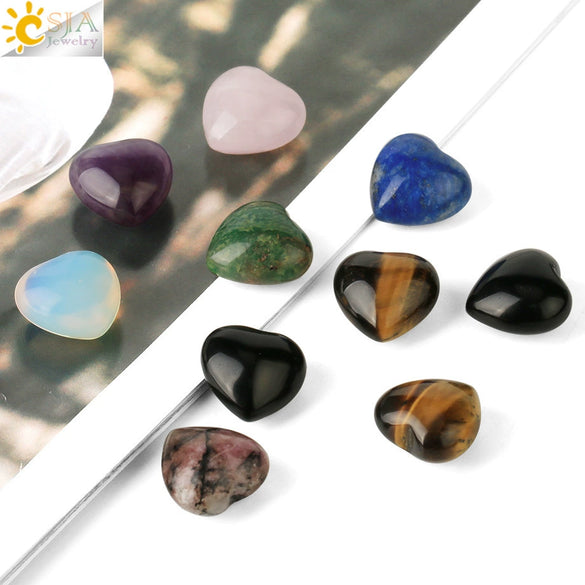 Wholesale Semiprecious Stone Heartshaped Jewelry Accessories