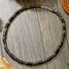 Wholesale Shell Coconut Shell Alloy O Word Chain Geometric Style Handmade Men's Necklace
