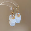 Wholesale Shell Handmade Geometric Needle Tassel Earrings For Women