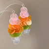 Wholesale Shell Handmade Geometric Needle Tassel Earrings For Women