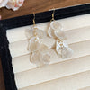 Wholesale Shell Handmade Geometric Needle Tassel Earrings For Women