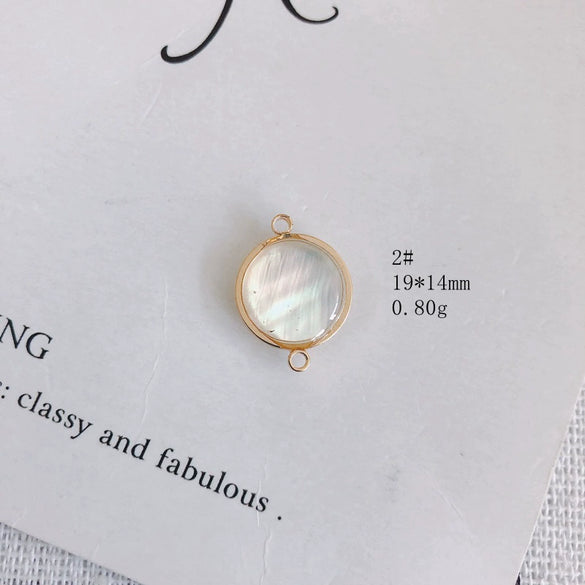 Wholesale Shell Jewelry Accessories Colorful Translucent Star Geometric Hanging Earrings Necklace