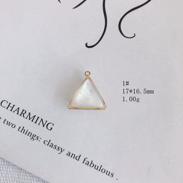 Wholesale Shell Jewelry Accessories Colorful Translucent Star Geometric Hanging Earrings Necklace