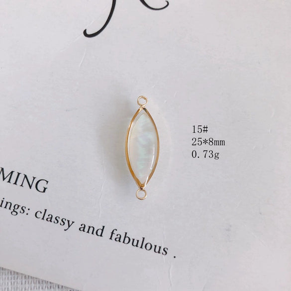 Wholesale Shell Jewelry Accessories Colorful Translucent Star Geometric Hanging Earrings Necklace