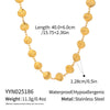 Wholesale Shell Jewelry Set With Marine Life Pattern Stainless Steel Gold Plated Handmade And Electroplated For Women's Summer
