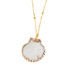 Wholesale Shell Retro Geometric Style Sea Shell Necklace With Ball Chain
