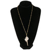 Wholesale Shell Retro Geometric Style Sea Shell Necklace With Ball Chain