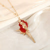 Wholesale Shell Retro Geometric Style Sea Shell Necklace With Ball Chain