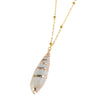 Wholesale Shell Retro Geometric Style Sea Shell Necklace With Ball Chain