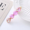 Wholesale Shiny Plastic And Resin Duck Bill Hair Clip Electroplated For Girls