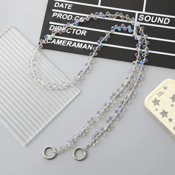 Wholesale Shoulder Bag Chain Accessories Handmade Beaded Water Drop Love Bell Pendant