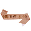 Wholesale Shoulder Strap Etiquette Belt Glitter Cloth Bronzing For Birthday Party