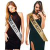 Wholesale Shoulder Strap Etiquette Belt Glitter Cloth Bronzing For Birthday Party