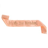 Wholesale Shoulder Strap Etiquette Belt Satin Cloth Printing For Birthday Party Ages 13 80