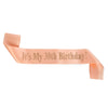 Wholesale Shoulder Strap Etiquette Belt Satin Cloth Printing For Birthday Party Ages 13 80
