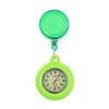 Wholesale Silicone Casual Universal Wristwatch With Round Dial Plastic Case Stainless Steel Buckle Spiral Crown And Ordinary Glass Mirror