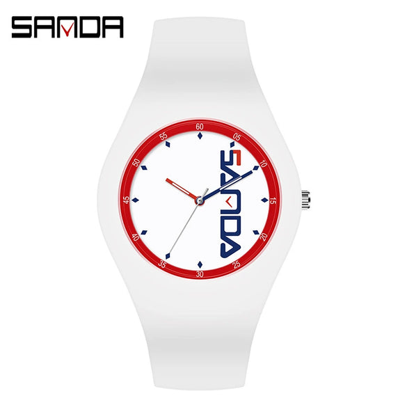 Wholesale Silicone Electronic Watch Round Dial For Male Students Sports Style