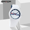 Wholesale Silicone Electronic Watch Round Dial For Male Students Sports Style