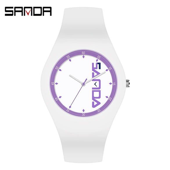 Wholesale Silicone Electronic Watch Round Dial For Male Students Sports Style