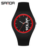 Wholesale Silicone Electronic Watch Round Dial For Male Students Sports Style