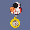 Wholesale Silicone Luminous Hanging Watch With Round Dial For Adult Medical Workers Casual Style