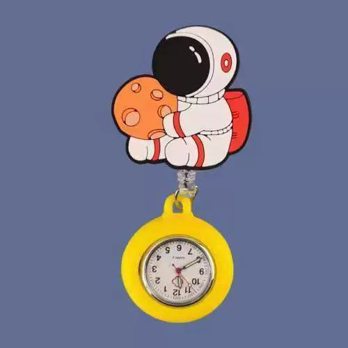 Wholesale Silicone Luminous Hanging Watch With Round Dial For Adult Medical Workers Casual Style