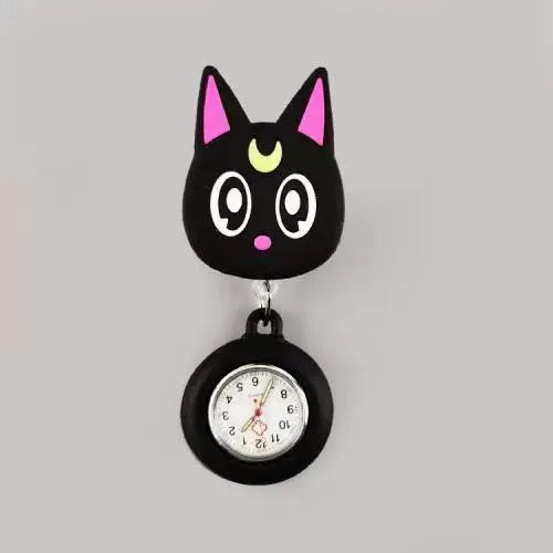 Wholesale Silicone Luminous Hanging Watch With Round Dial For Adult Medical Workers Casual Style