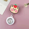 Wholesale Silicone Luminous Hanging Watch With Round Dial For Adult Medical Workers Casual Style