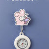 Wholesale Silicone Luminous Hanging Watch With Round Dial For Adult Medical Workers Casual Style