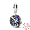 Wholesale 925 Silver Animal Spirit Snake Unicorn Hummingbird Dinosaur Elephant Beads Pendant Diy Bracelet Accessories With Dripping Oil Design